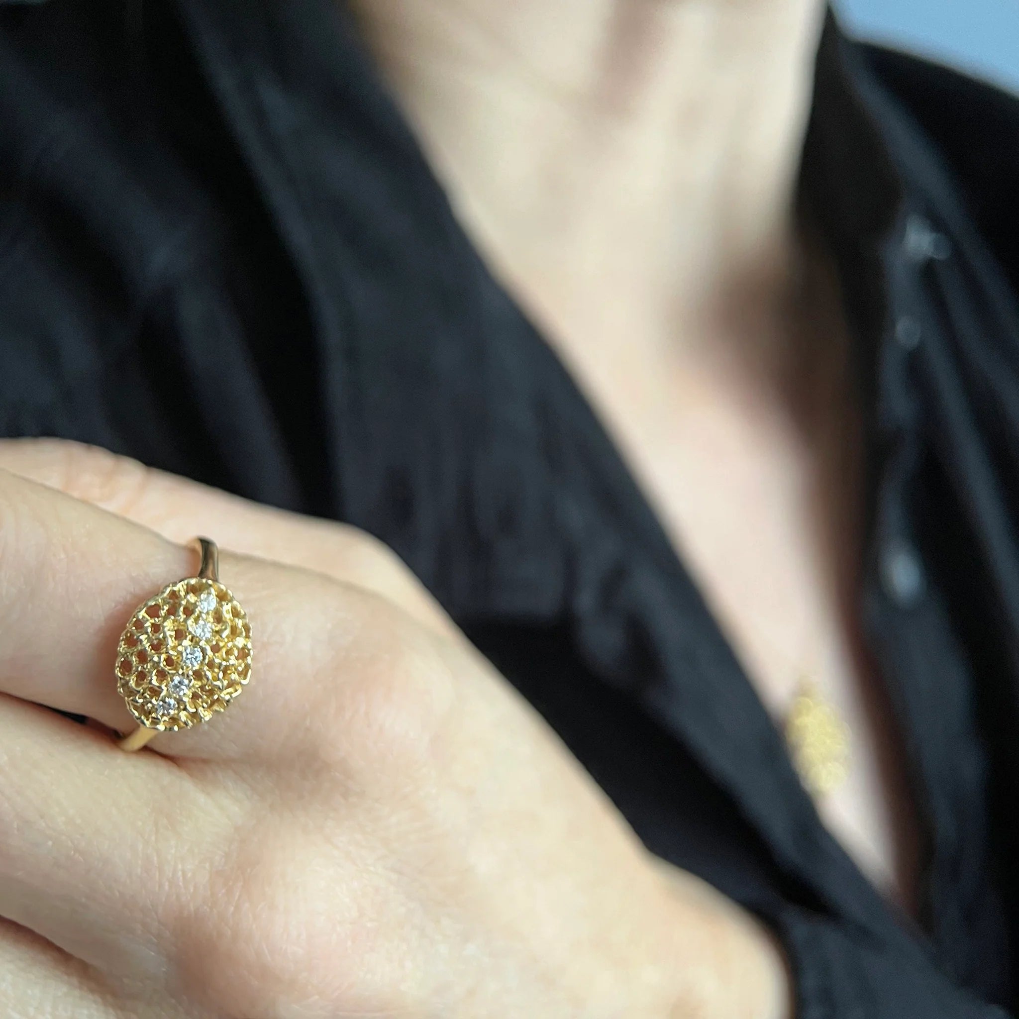 Honeycomb Lace - Puff