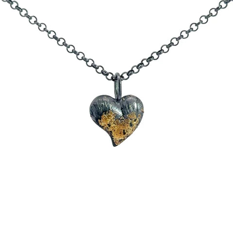 Vein Mini Heart Pendant