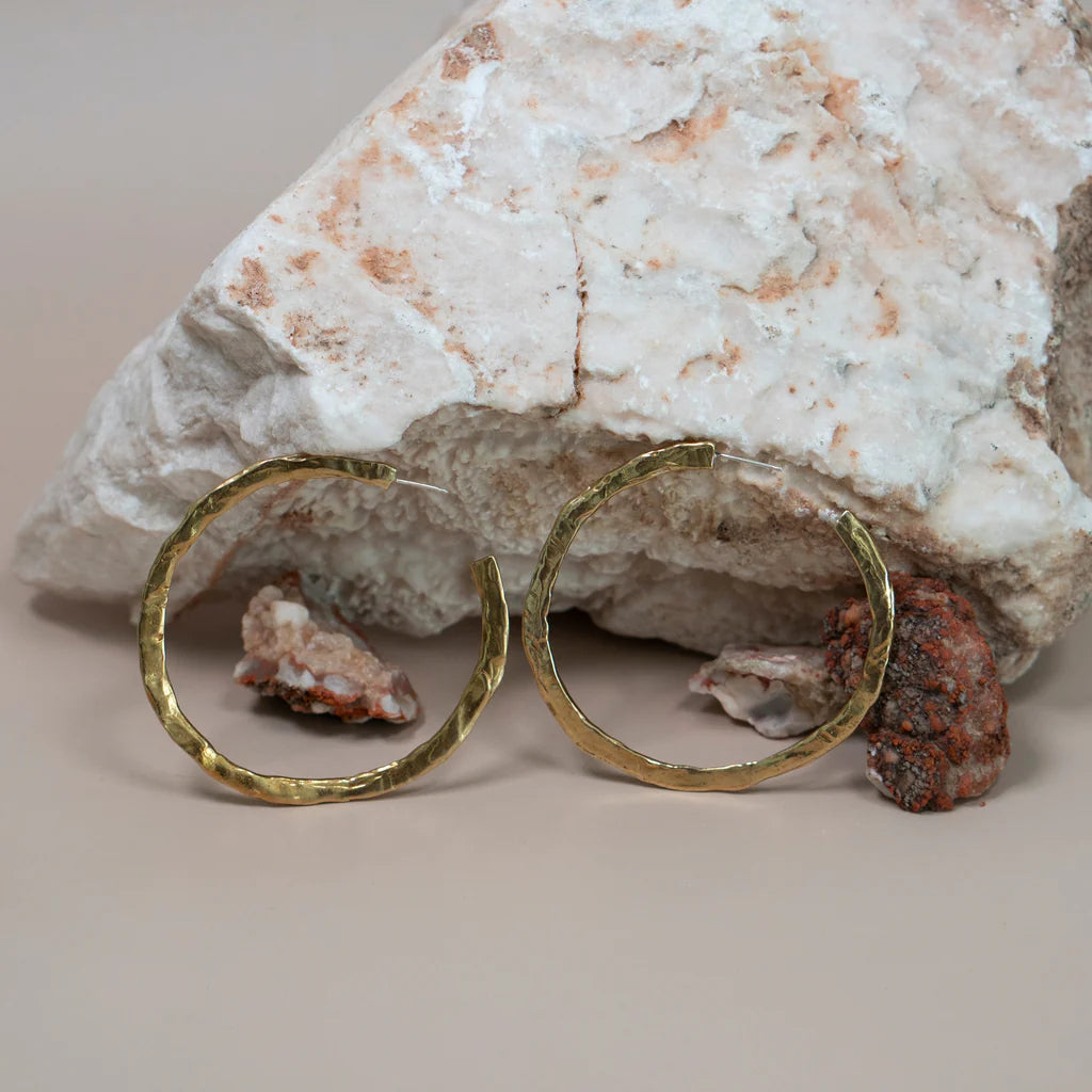 Nyx Hoops - Brass