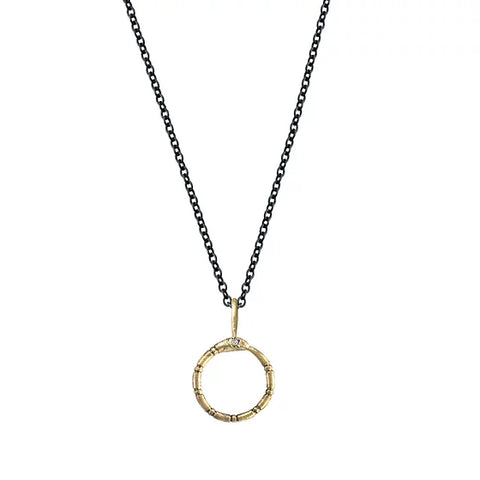 Ouroboros Charm Necklace