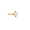 EVANGELINE |White Pearl Stud Earrings (sold only as a pair)