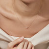 Jean - Rose cut White Sapphire Necklace