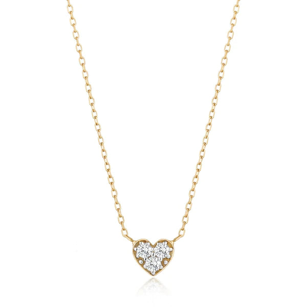 Sophie Diamond Heart Necklace