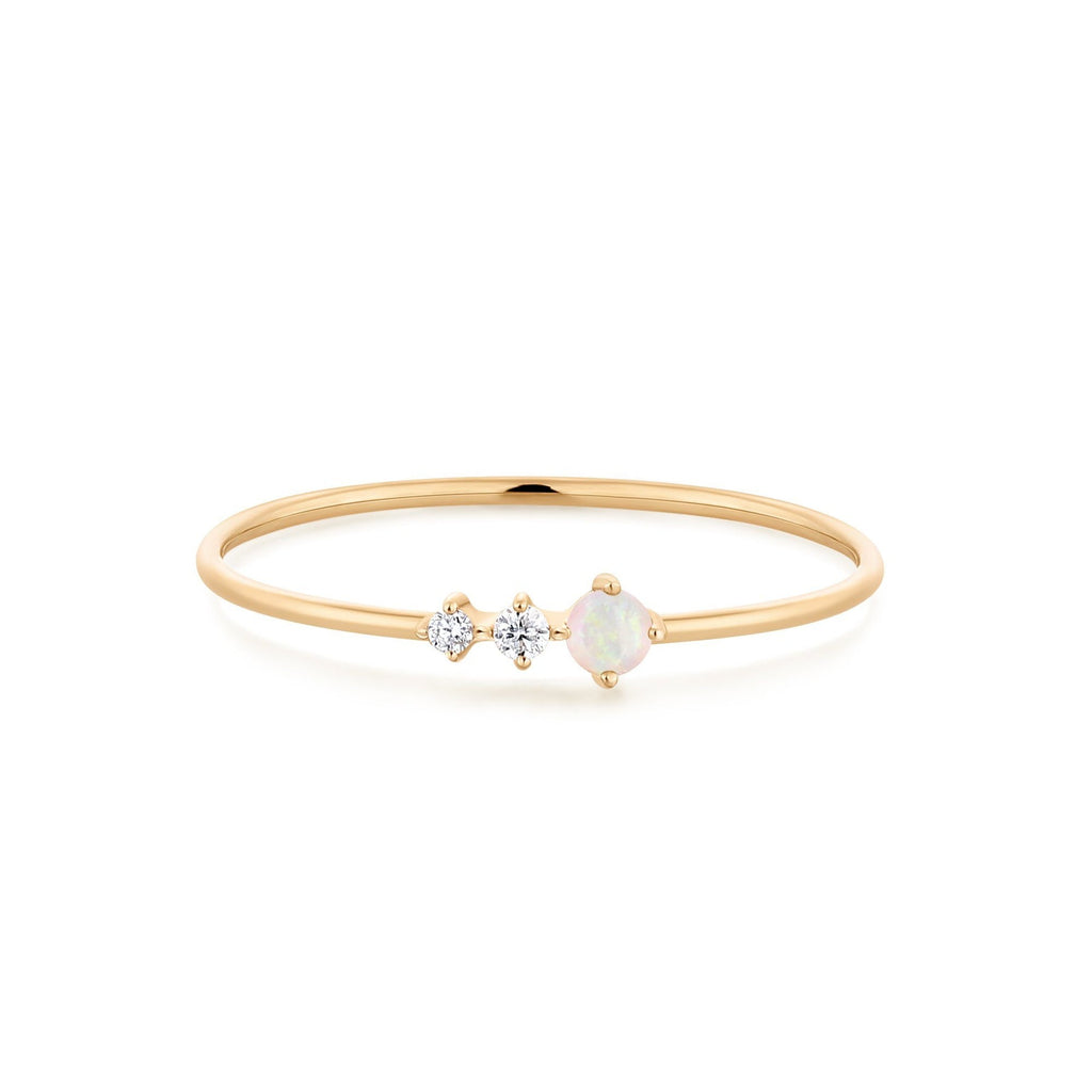 Vera Diamond and Opal Ring