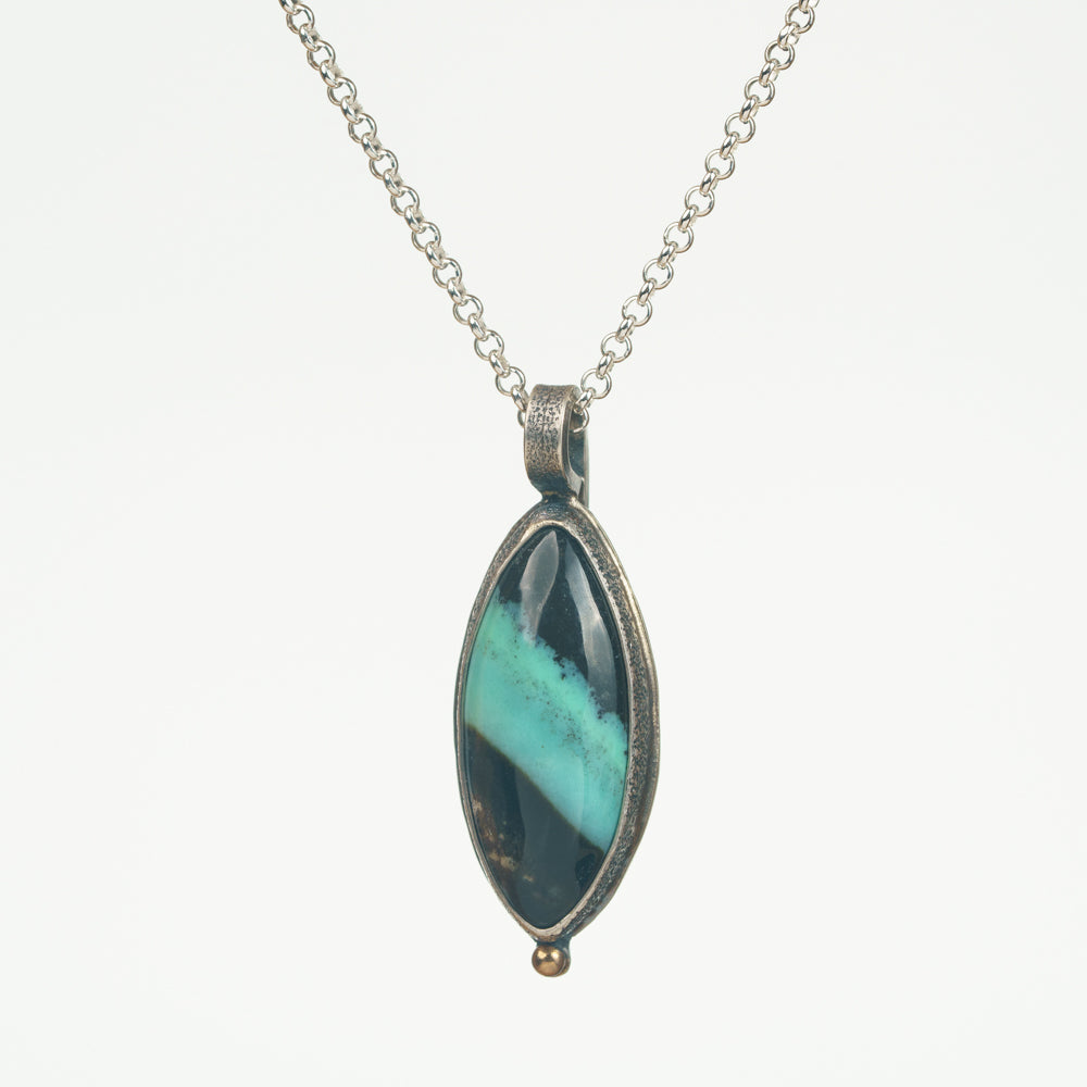 Opalized Petrified Wood Pendant