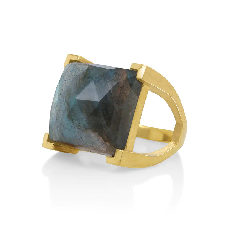 Plaza Ring - Labradorite