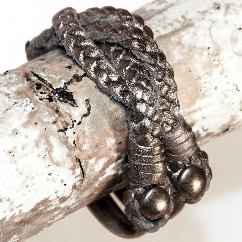 Mezza Luna Handmade Leather Bracelet