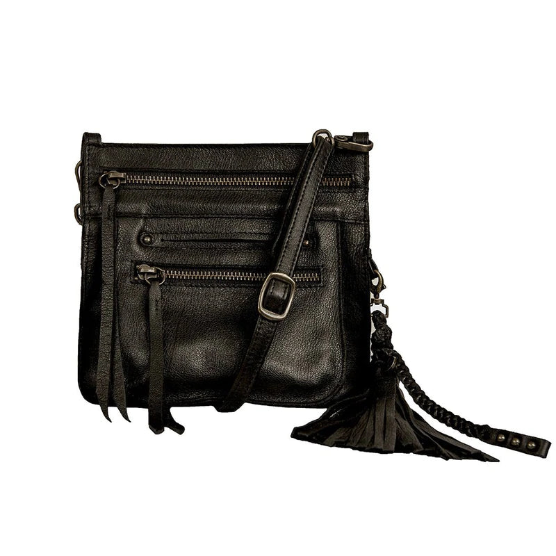 Stretta Leather Crossbody Bag