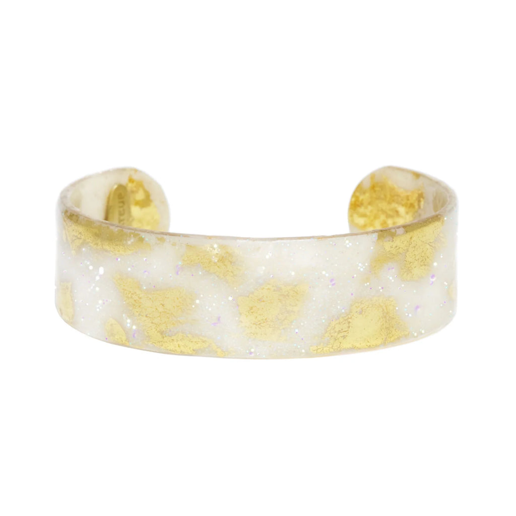Dazzled Iridescent Cream Cuff .75