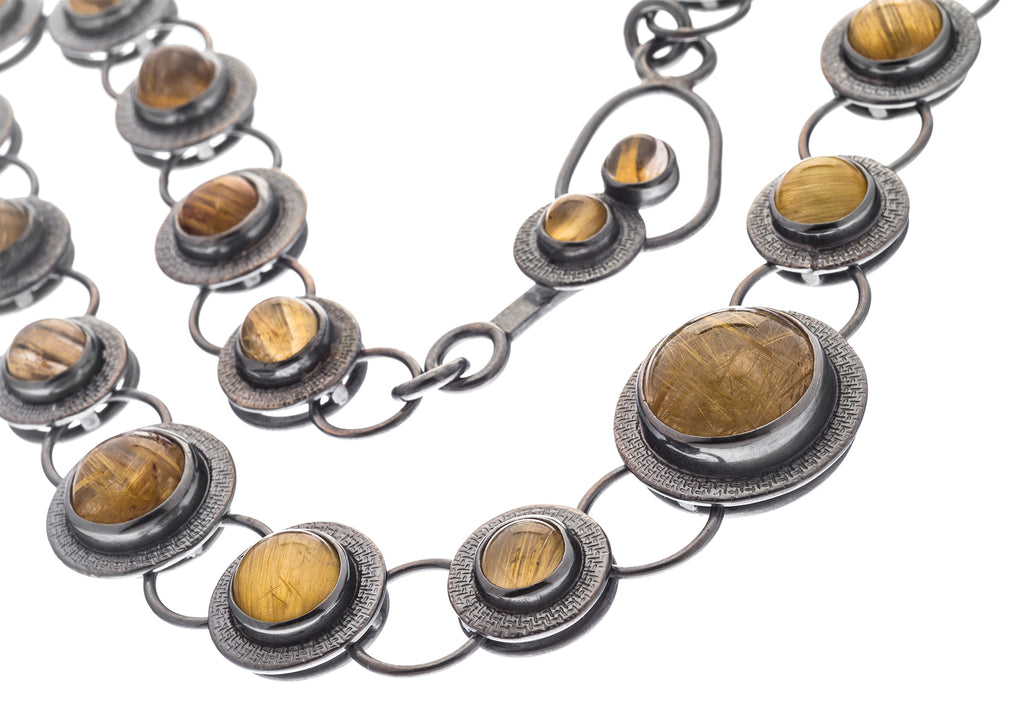 Rutilated Quartz Necklace