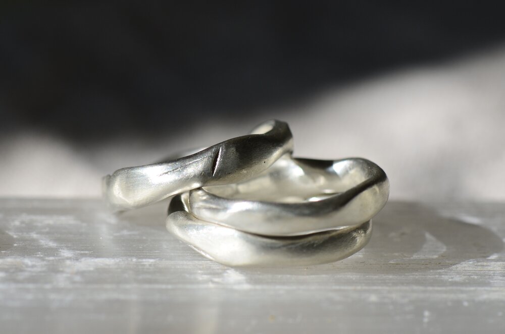 Sculpted Stacker Rings