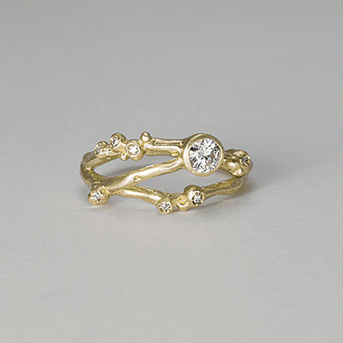 Encrusted 3 Branch Solitaire