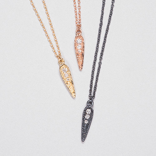 Mini Moss Spear Necklace